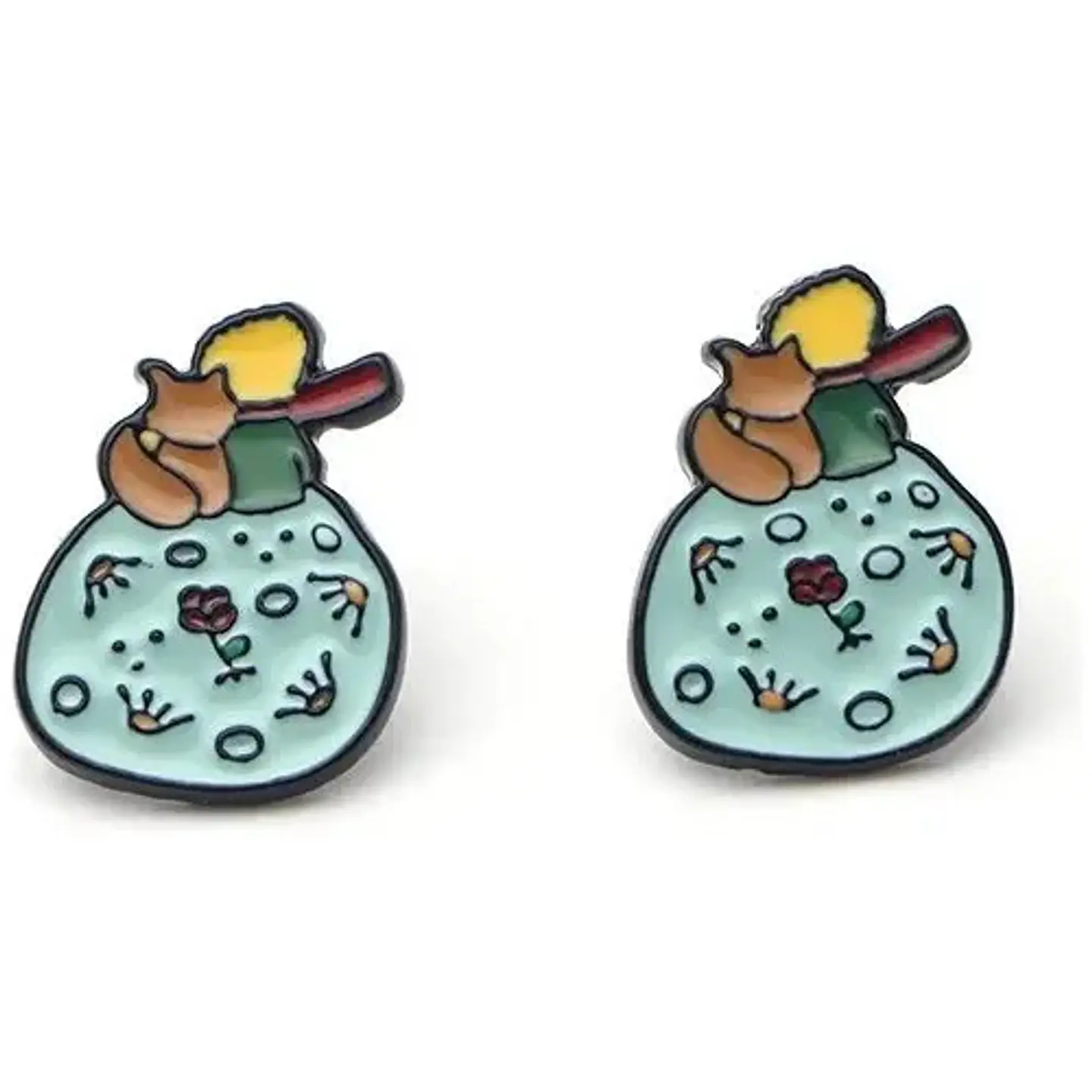 Aros Aretes Pendientes El Principito / Acero Quirúrgico 1