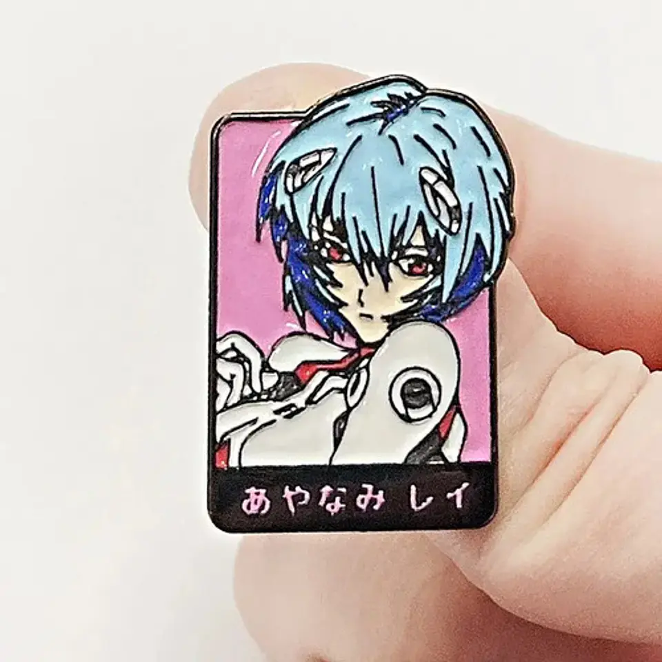 Pins De Rei Ayanami / Evangelion / Broches Metálicos (pines) 2