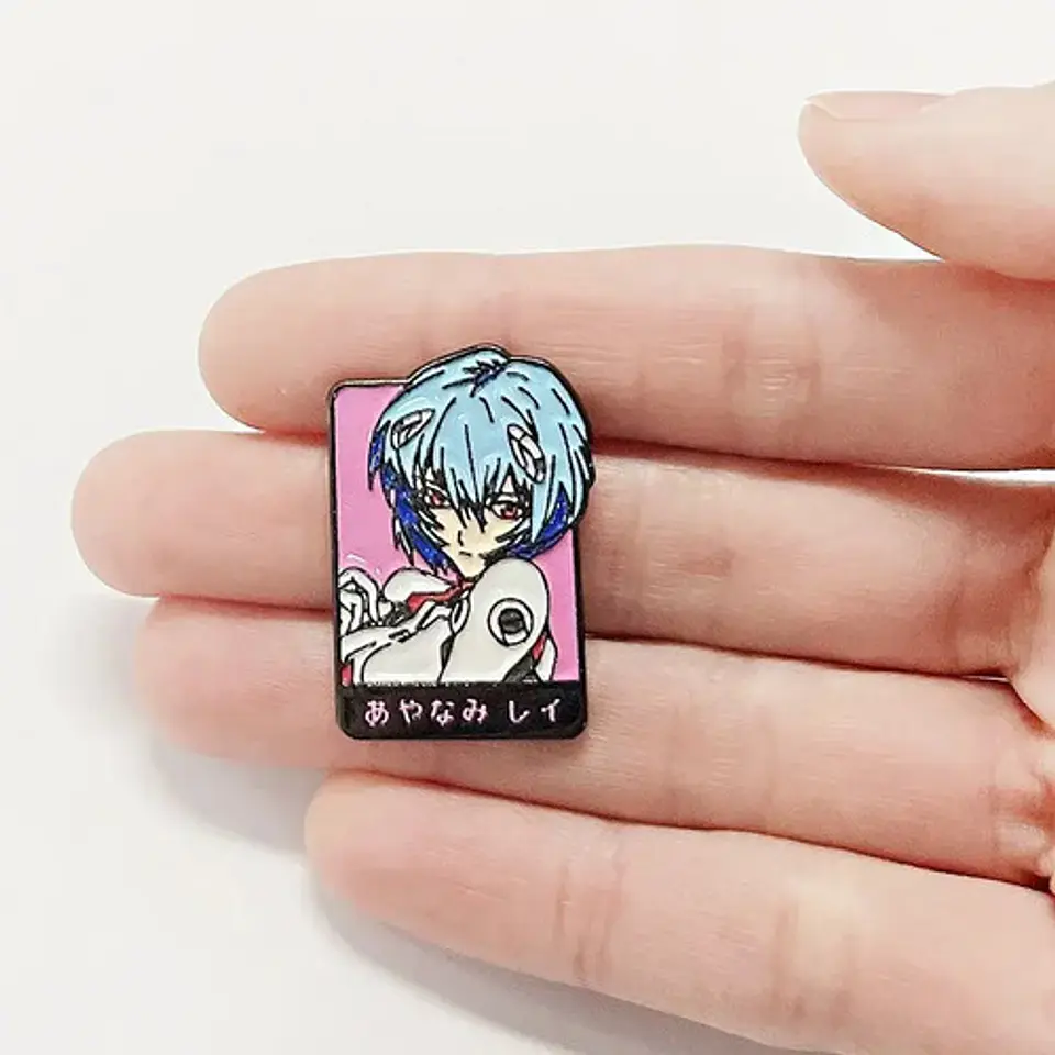 Pins De Rei Ayanami / Evangelion / Broches Metálicos (pines) 3