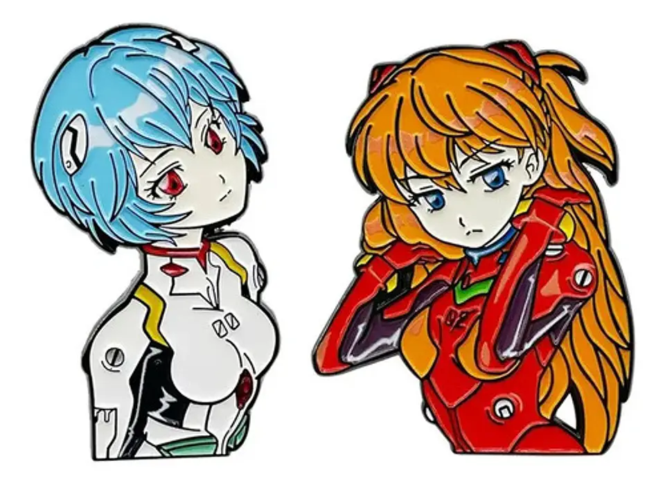 Pins De Rei Ayanami / Evangelion / Broches Metálicos (pines) 9