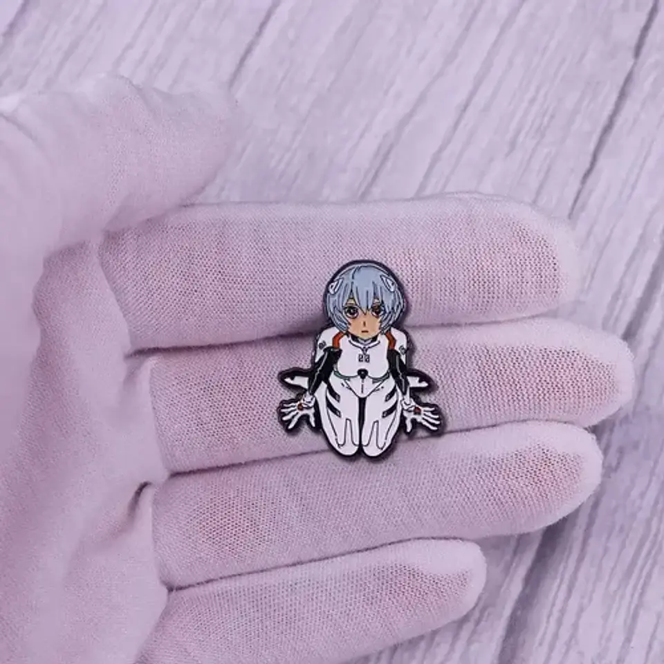 Pins De Rei Ayanami / Evangelion / Broches Metálicos (pines) 11