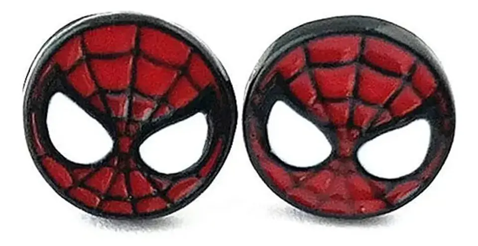 Aros Aretes Pendientes De Spider-man / Acero Quirúrgico 1