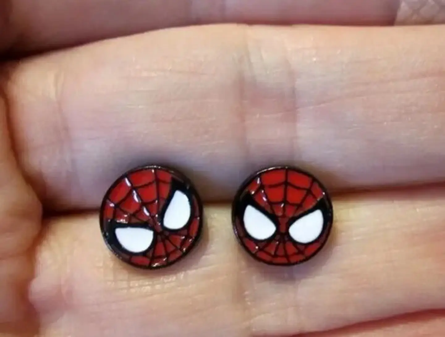 Aros Aretes Pendientes De Spider-man / Acero Quirúrgico 3