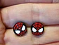 Aros Aretes Pendientes De Spider-man / Acero Quirúrgico - Miniatura 3