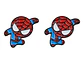 Aros Aretes Pendientes De Spider-man / Acero Quirúrgico - Miniatura 6