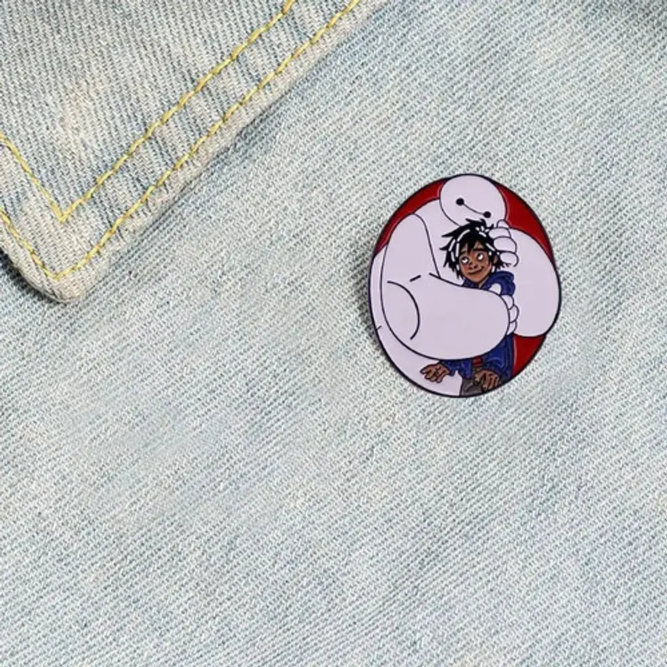 Pins De Baymax / Grandes Héroes / Pines Metálicos (broches) 3