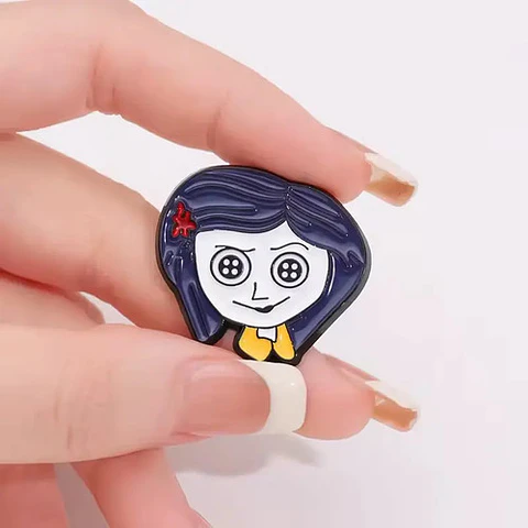 Pins Coraline / Coraline / Pines Metálicos (broches)