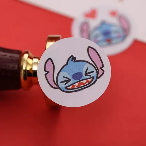 Stitch - Set De 500 Stickers / Rollo De Pegatinas