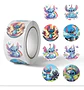 Stitch - Set De 500 Stickers / Rollo De Pegatinas - Miniatura 13