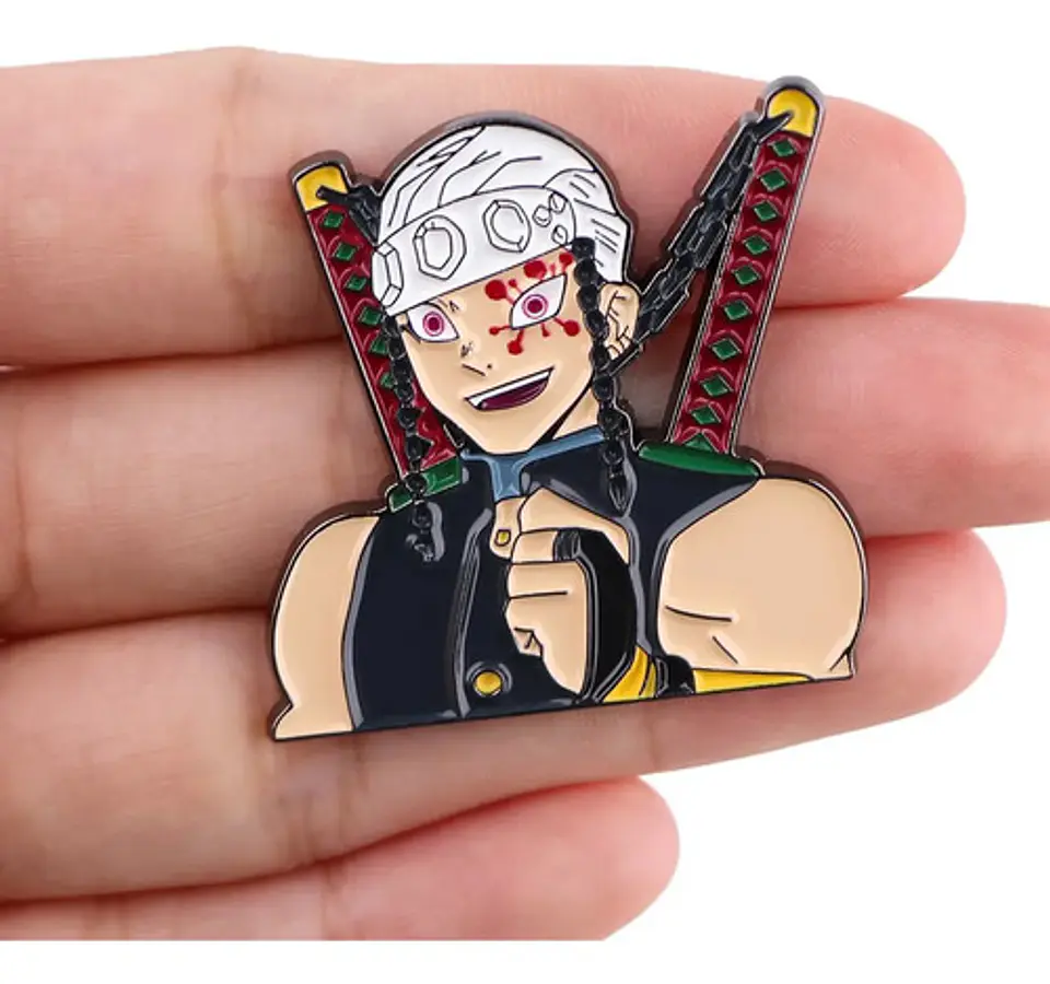 Pins De Tengen Uzui / Demon Slayer / Pines Metálicos 2