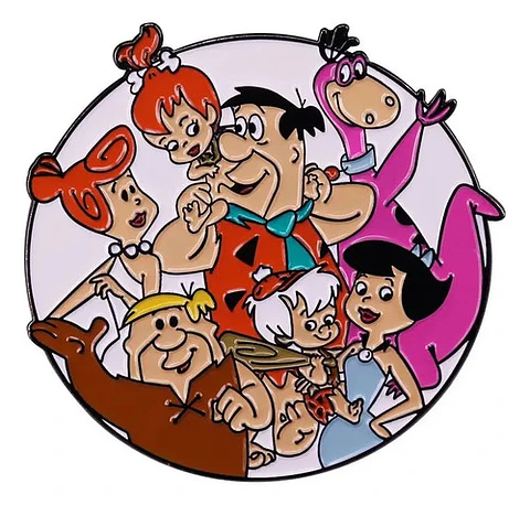 Pins The Flintstones /  Los Picapiedras / Broches Metálicos 