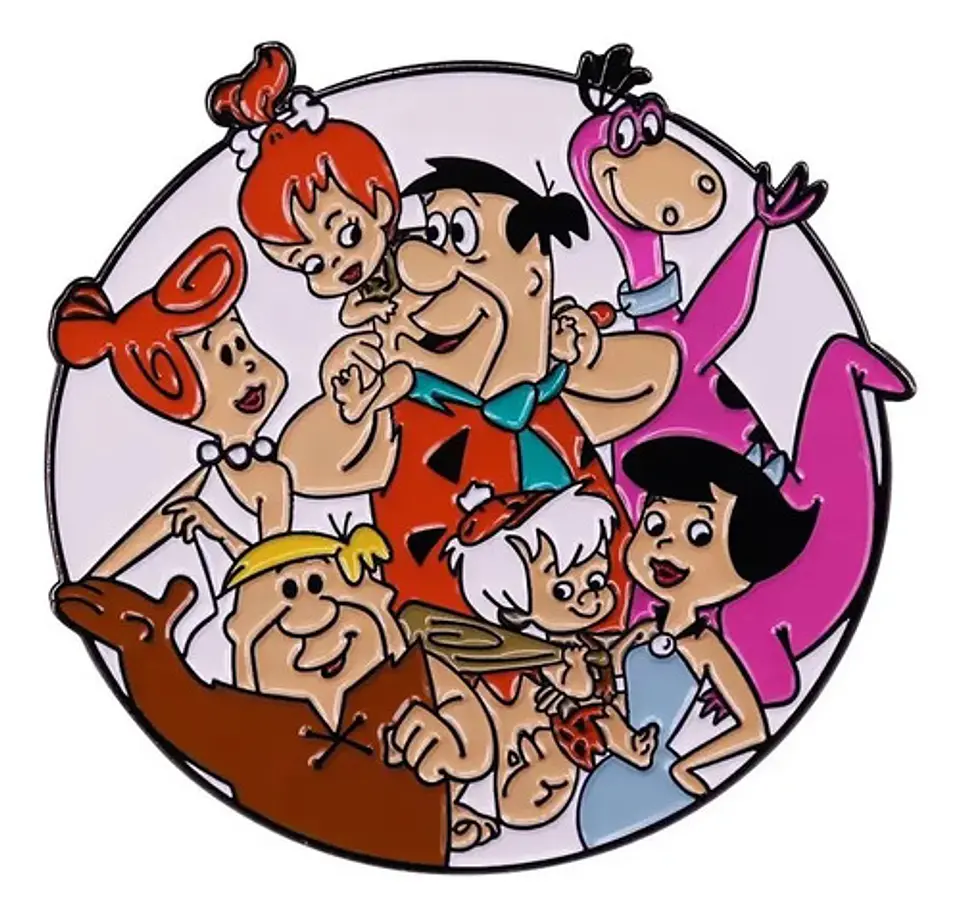 Pins The Flintstones /  Los Picapiedras / Broches Metálicos  1