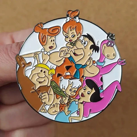Pins The Flintstones /  Los Picapiedras / Broches Metálicos 