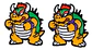 Aros Aretes Pendientes De Bowser / Acero Quirúrgico - Miniatura 1