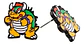 Aros Aretes Pendientes De Bowser / Acero Quirúrgico - Miniatura 4