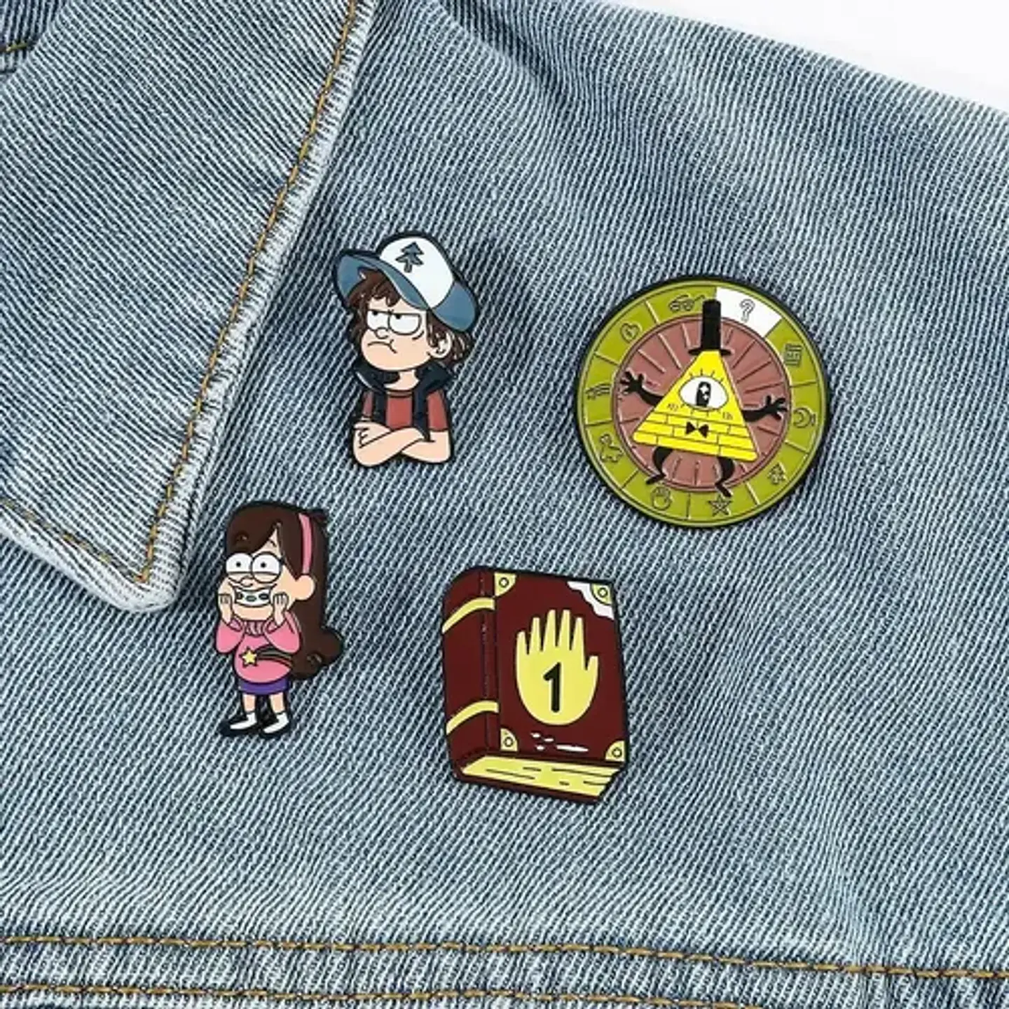 Pins De Gravity Falls / Gravity Falls / Pines Metálicos 9