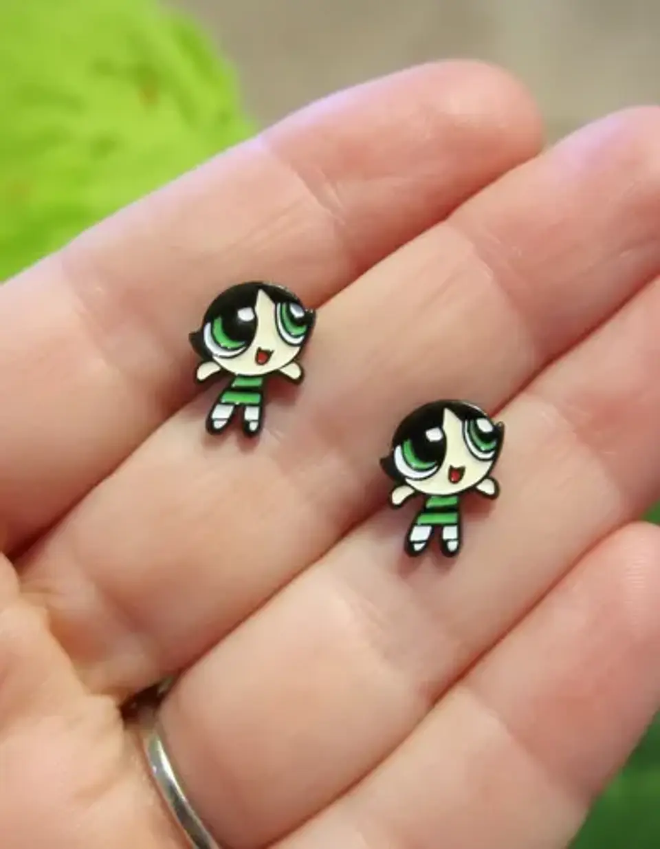 Aros Aretes Pendientes De Bellota / Acero Quirúrgico 5