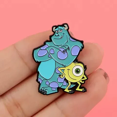 Pins De Mike Wazowski / Monsters, Inc / Pines Metálicos