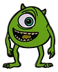 Pins De Mike Wazowski / Monsters, Inc / Pines Metálicos - Miniatura 4