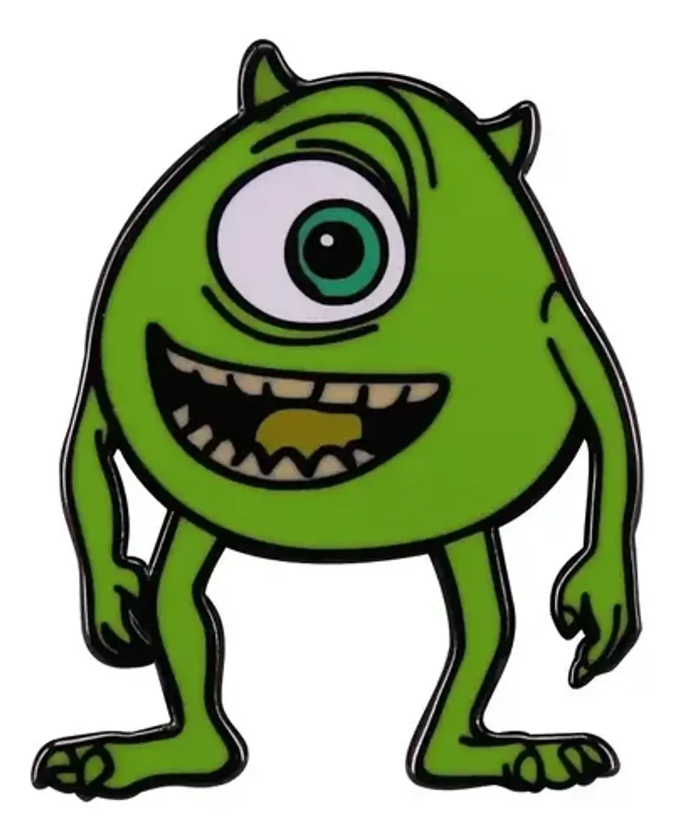 Pins De Mike Wazowski / Monsters, Inc / Pines Metálicos 4