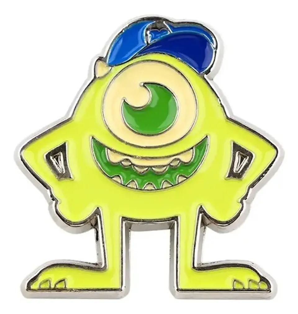 Pins De Mike Wazowski / Monsters, Inc / Pines Metálicos 8