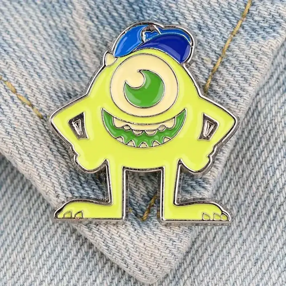 Pins De Mike Wazowski / Monsters, Inc / Pines Metálicos 10