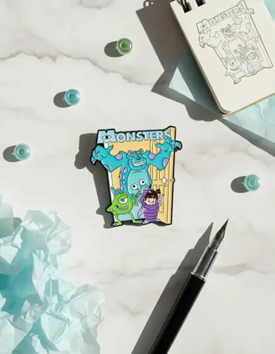 Pins De Mike Wazowski / Monsters, Inc / Pines Metálicos 16