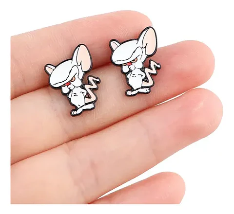 Aros Aretes Pendientes De Cerebro / Acero Quirúrgico