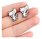 Aros Aretes Pendientes De Cerebro / Acero Quirúrgico - Miniatura 2
