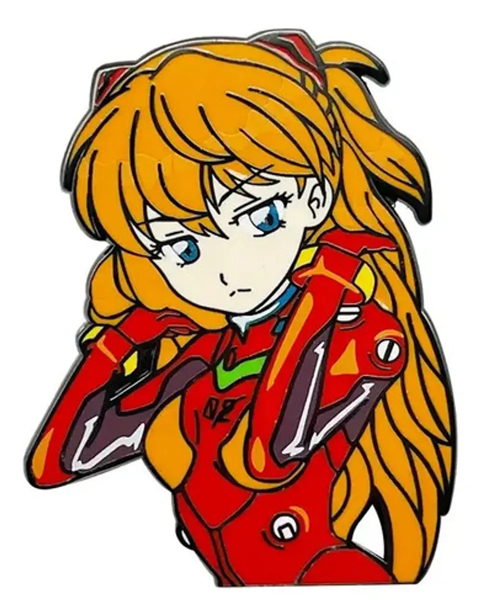 Pins Asuka Langley / Evangelion / Broches Metálicos (pines) 5