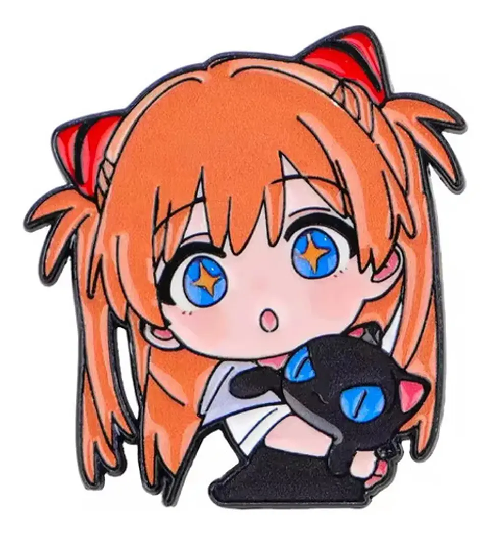 Pins Asuka Langley / Evangelion / Broches Metálicos (pines) 13