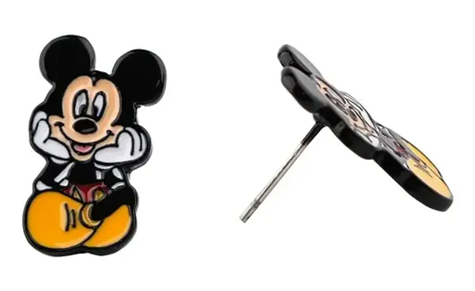 Aros Aretes Pendientes De Mickey Mouse / Acero Quirúrgico 3