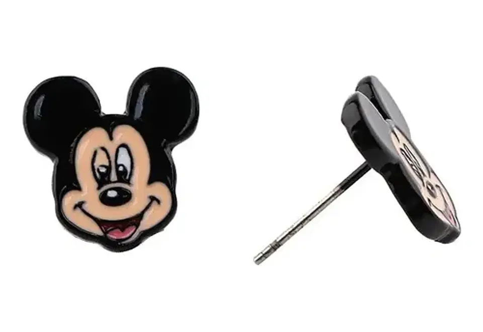 Aros Aretes Pendientes De Mickey Mouse / Acero Quirúrgico 7