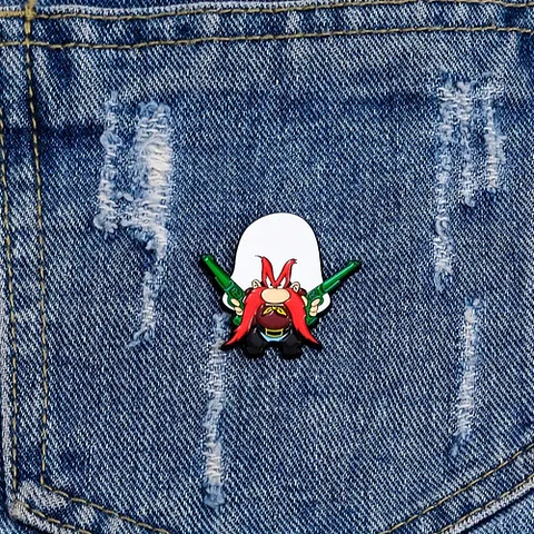 Pins De Sam Bigotes / Looney Tunes / Broches Metálicos