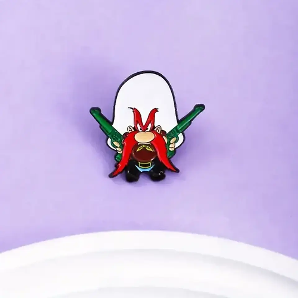 Pins De Sam Bigotes / Looney Tunes / Broches Metálicos 6