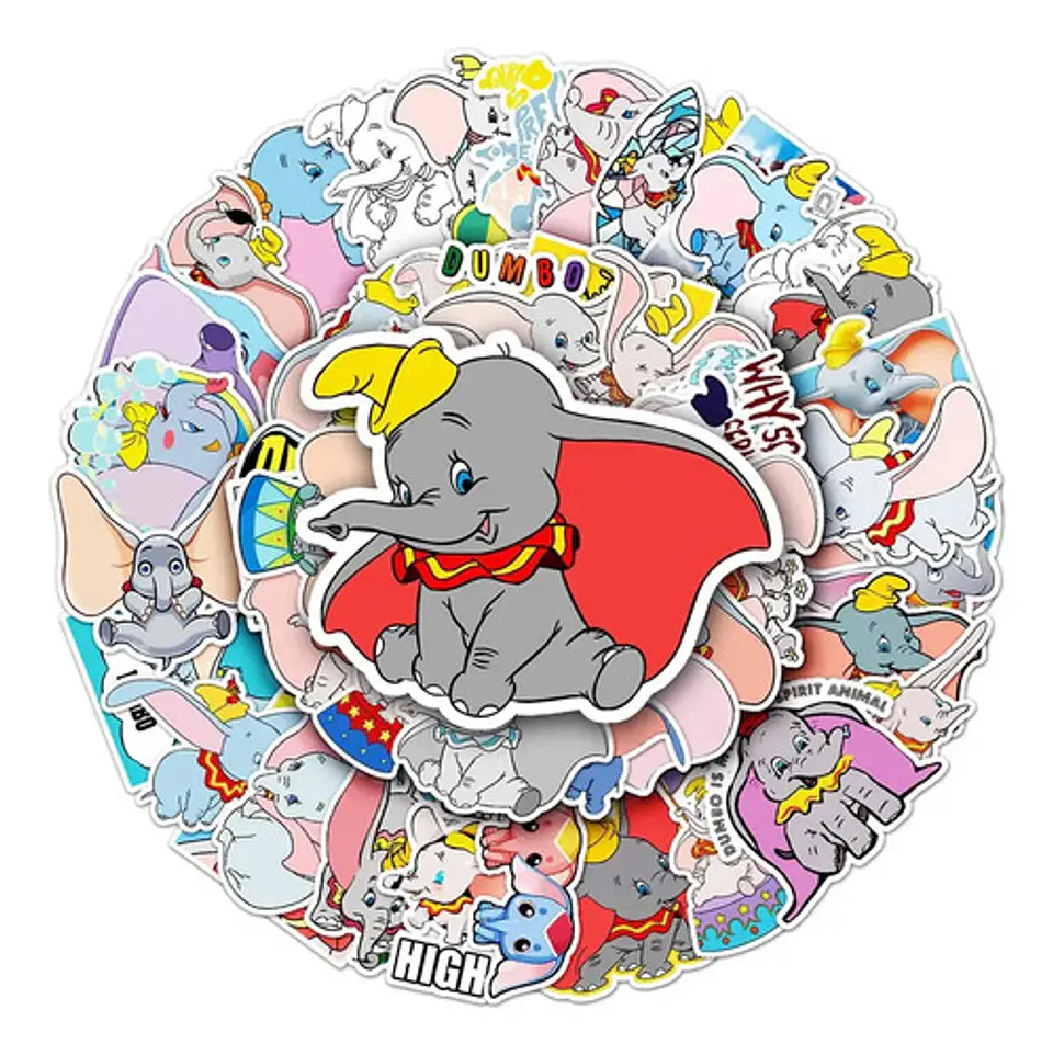Dumbo - Set De 50 Stickers / Calcomanías / Pegatinas 1