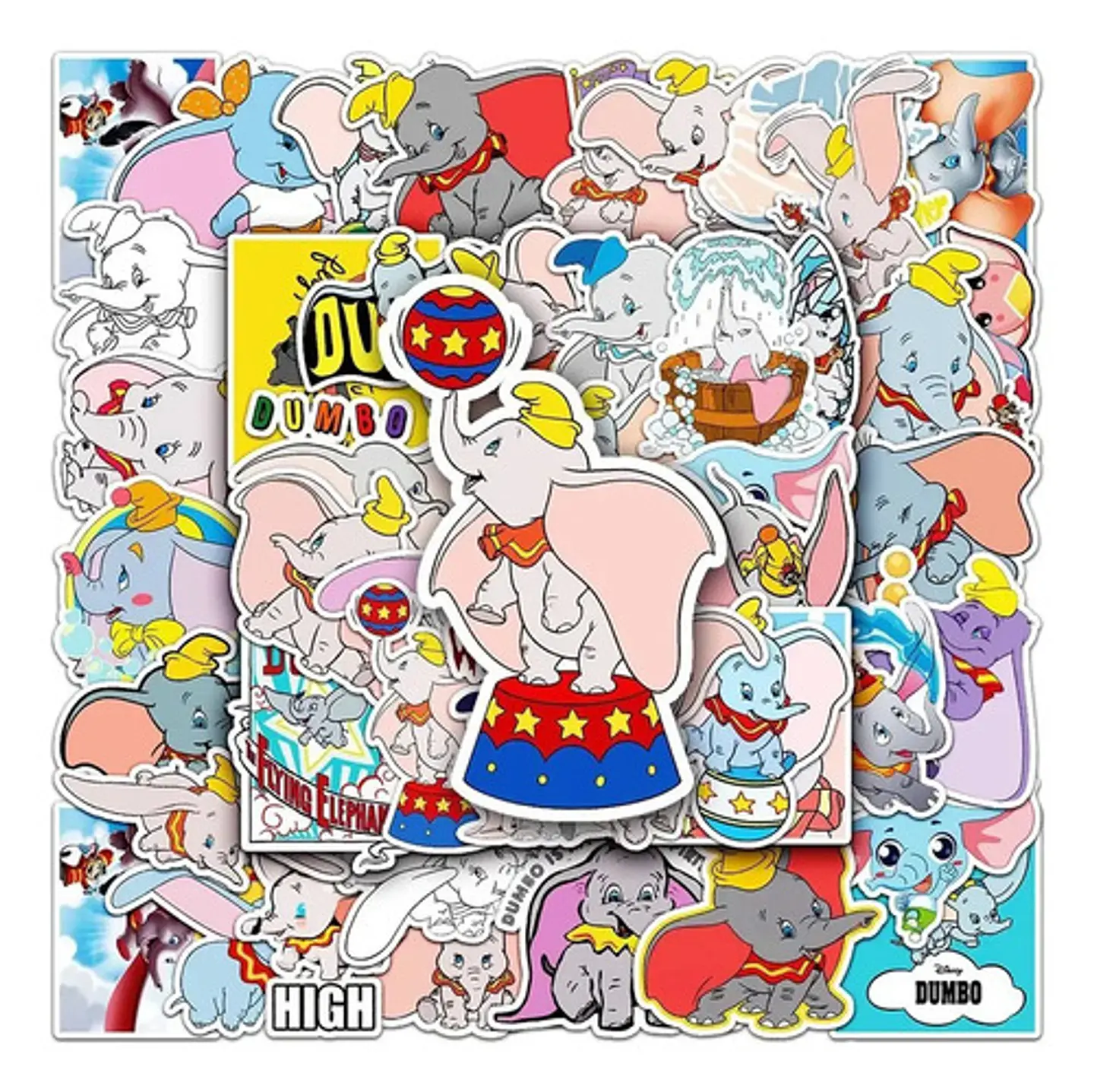 Dumbo - Set De 50 Stickers / Calcomanías / Pegatinas 3