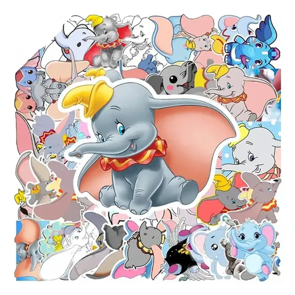 Dumbo - Set De 50 Stickers / Calcomanías / Pegatinas 4