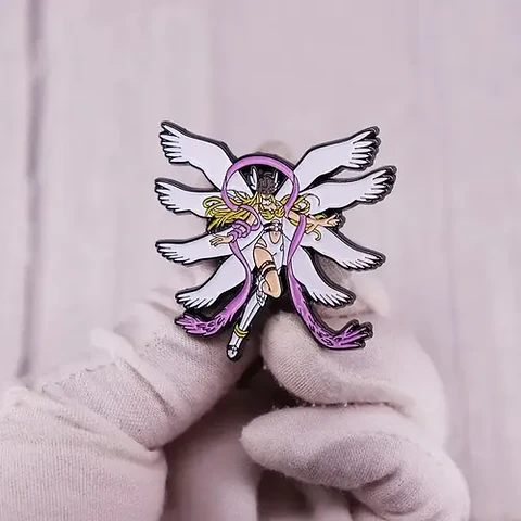 Pins De Angewomon / Digimon / Pines Metálicos (broches)