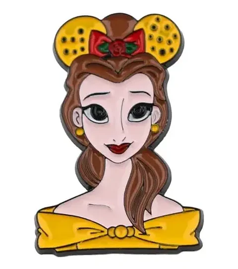 Pins De La Bella Y La Bestia / Disney / Pines Metálicos