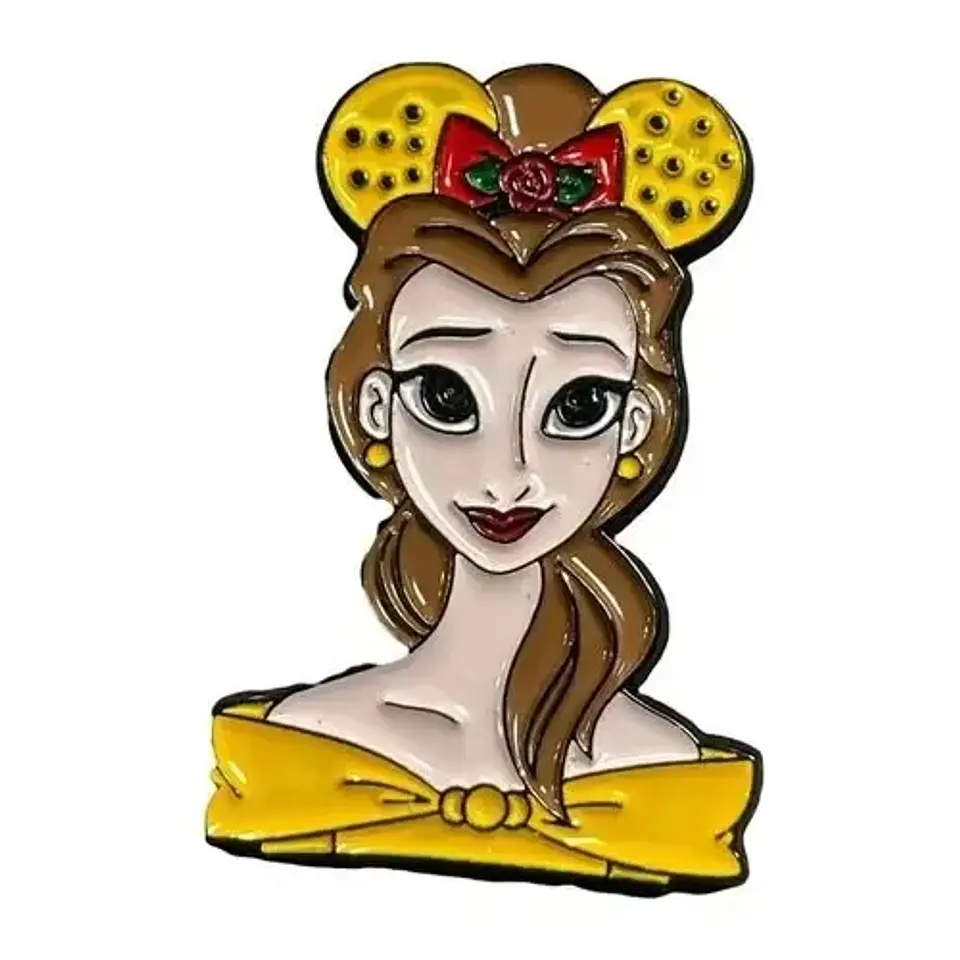 Pins De La Bella Y La Bestia / Disney / Pines Metálicos 3
