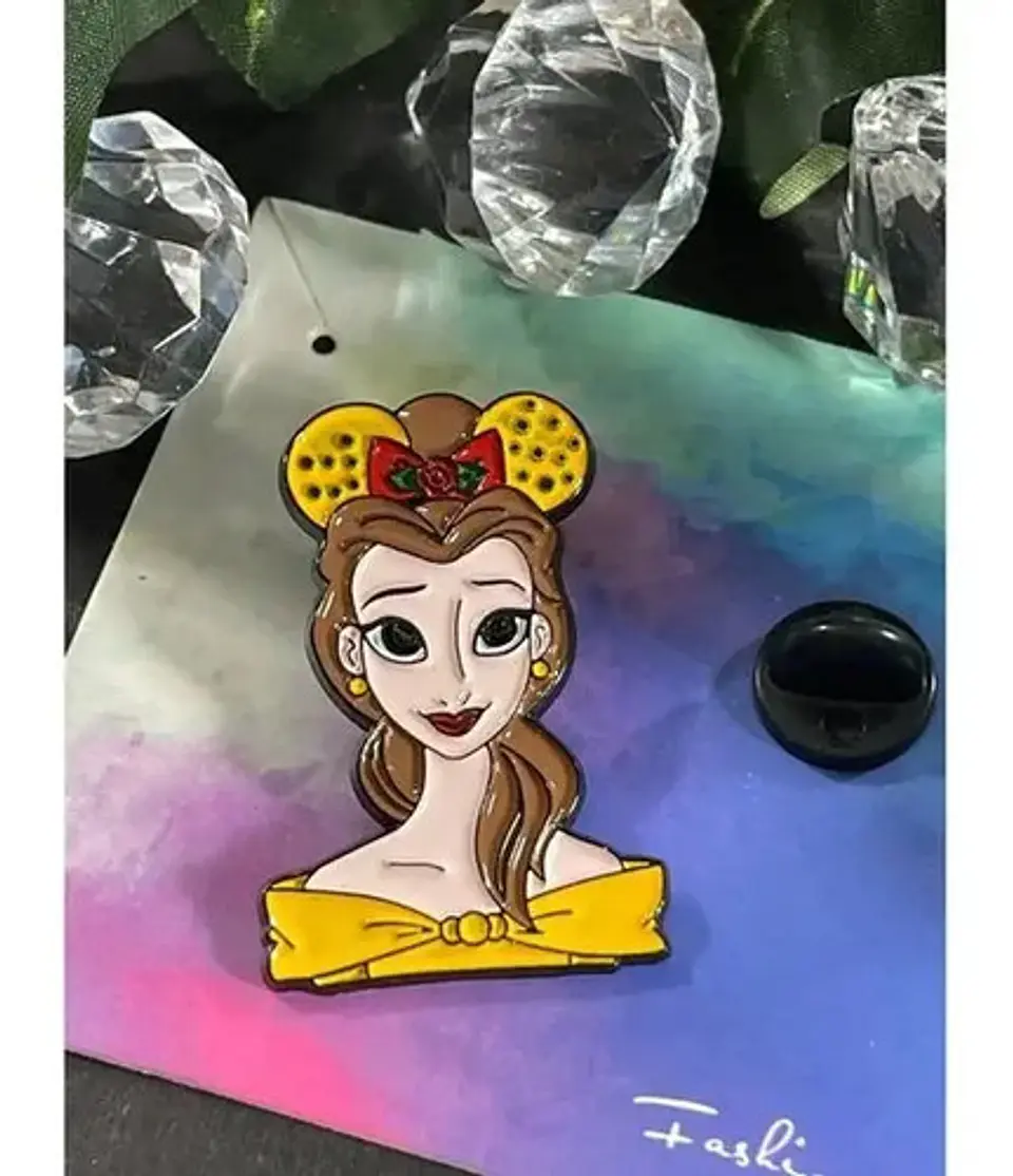 Pins De La Bella Y La Bestia / Disney / Pines Metálicos 5