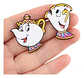 Pins De La Bella Y La Bestia / Disney / Pines Metálicos - Miniatura 17