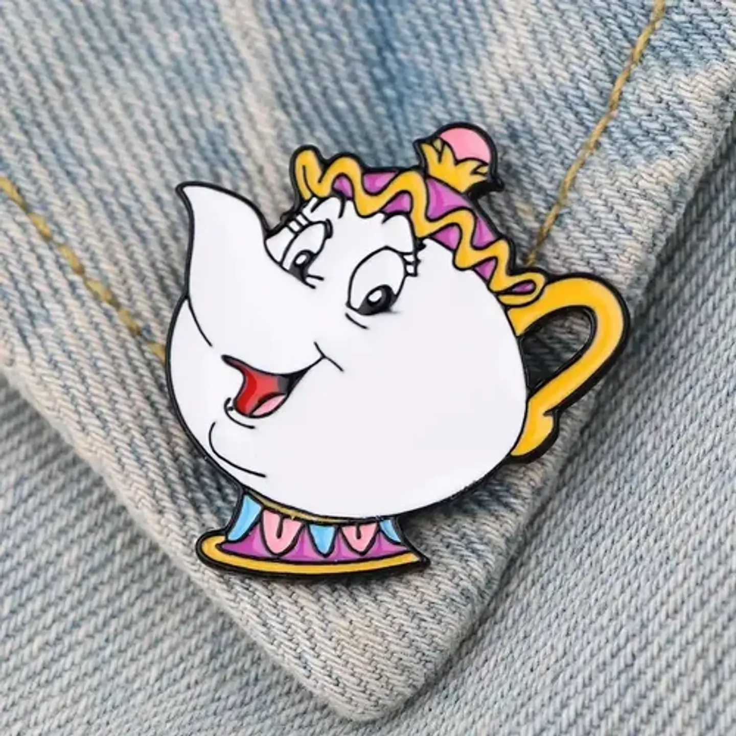 Pins De La Bella Y La Bestia / Disney / Pines Metálicos 18