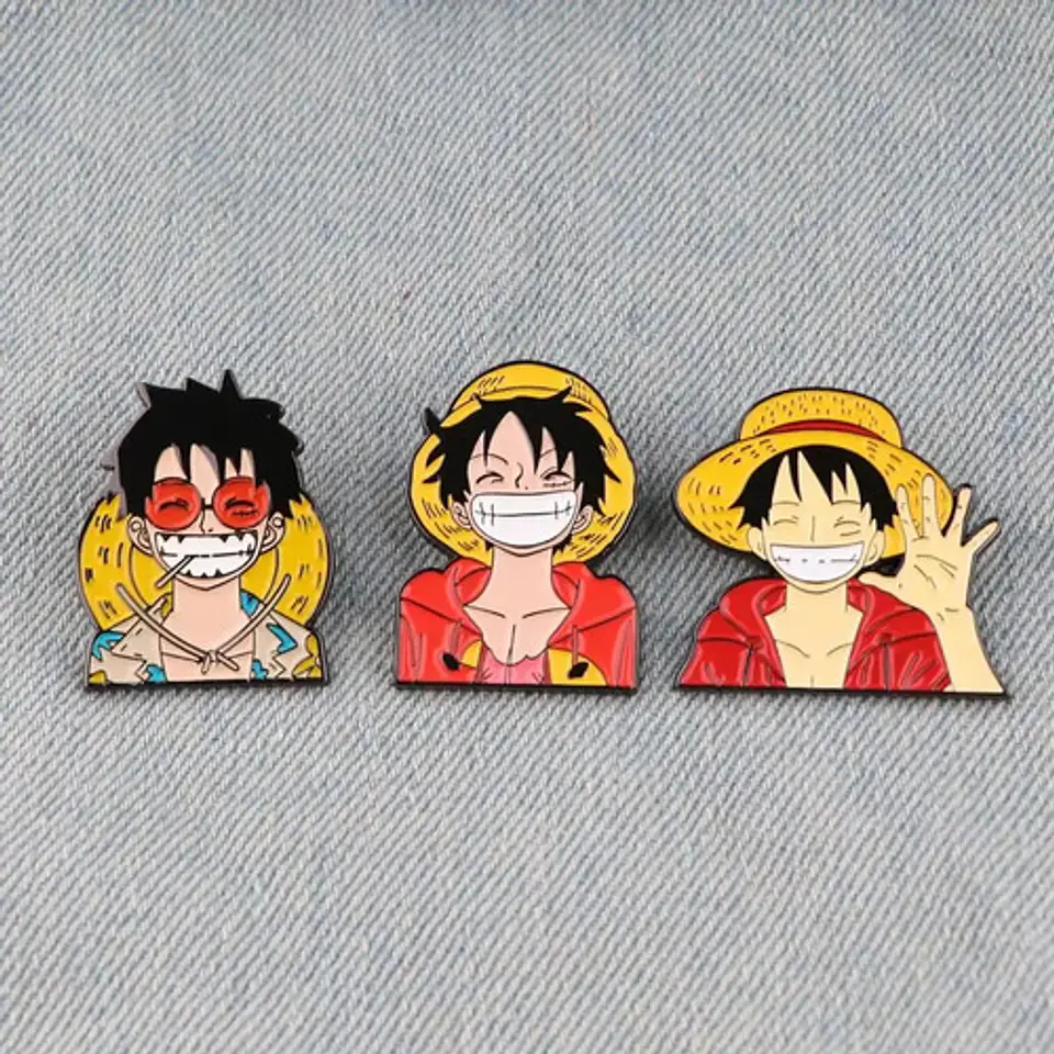 Pins De Monkey D. Luffy / One Piece / Pines Metálicos 17