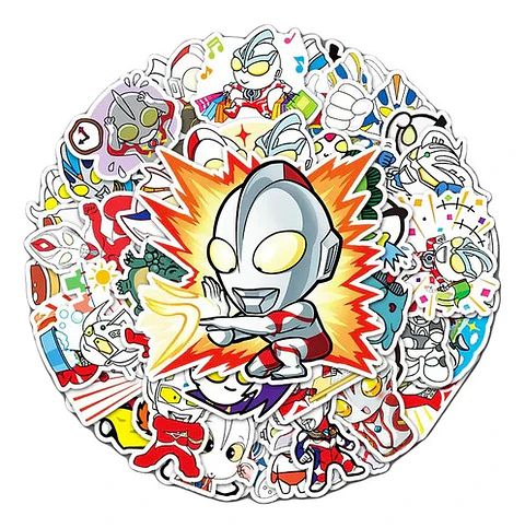 Ultraman - Set De 50 Stickers / Calcomanías / Pegatinas
