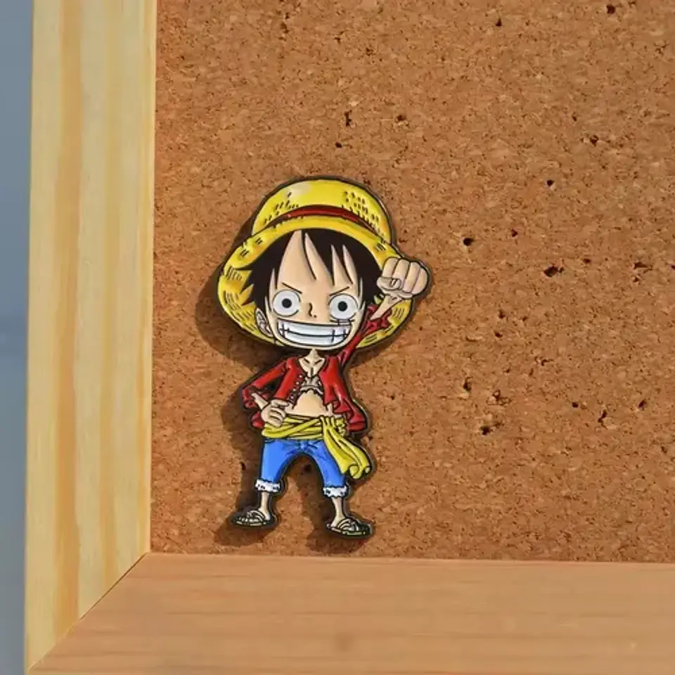 Pins De Monkey D. Luffy / One Piece / Broches Metálicos 3