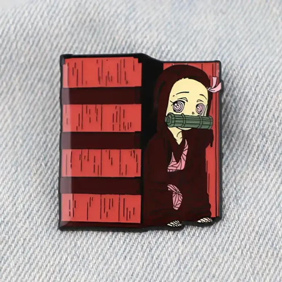 Pins De Nezuko Kamado / Demon Slayer / Broches Metálicos 3