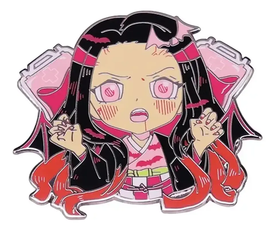 Pins De Nezuko Kamado / Demon Slayer / Broches Metálicos 5