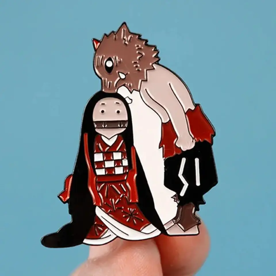 Pins De Nezuko Kamado / Demon Slayer / Broches Metálicos 11
